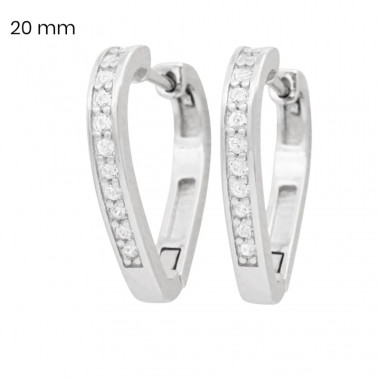 Stříbrné náušnice 40236201
