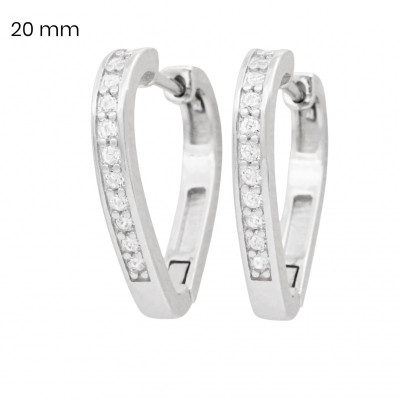 Stříbrné náušnice 40236201