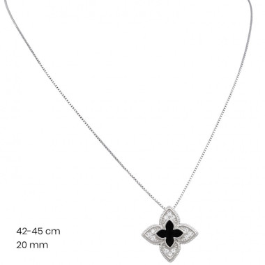 Stříbrný řetízek+přívěsek 40152202