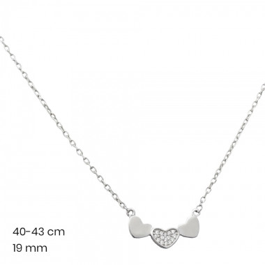 Stříbrný řetízek+přívěsek 40144601