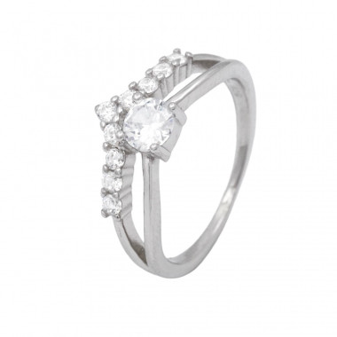 Stříbrný prsten 401207