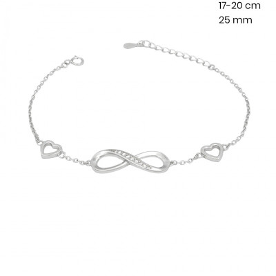 Stříbrný náramek 40107501