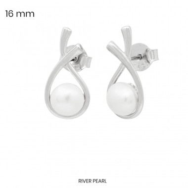 Stříbrné náušnice 40235701