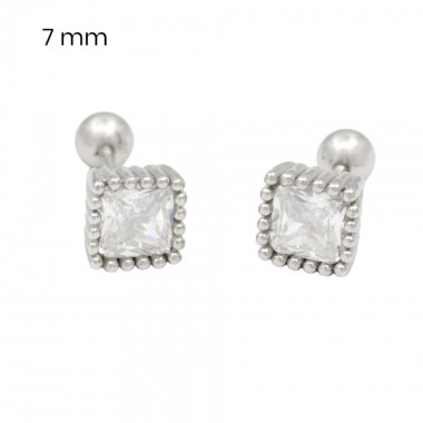 Stříbrné náušnice 40093001