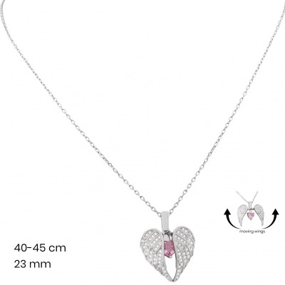 Stříbrný řetízek+přívěsek 40118101