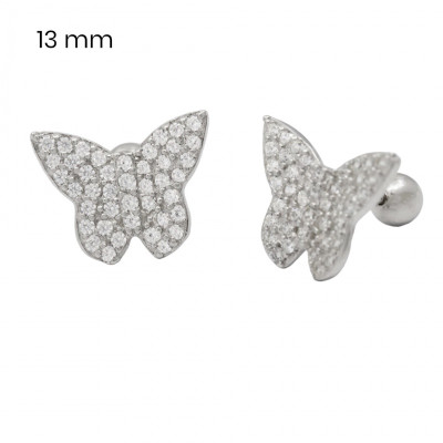 Stříbrné náušnice 40092201