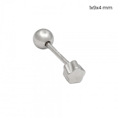 Stříbrný piercing do ucha 40084001