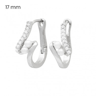 Stříbrné náušnice 40200401