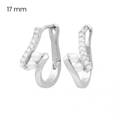 Stříbrné náušnice 40200401