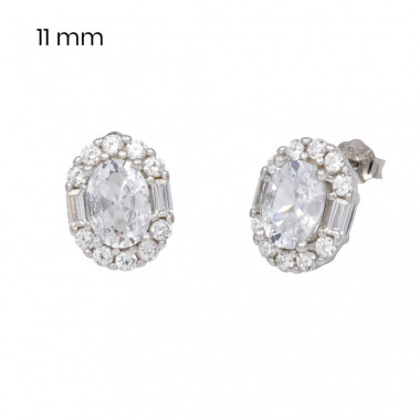 Stříbrné náušnice 40124701