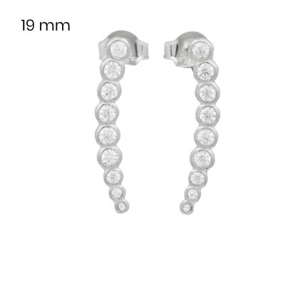 Stříbrné náušnice 40101701