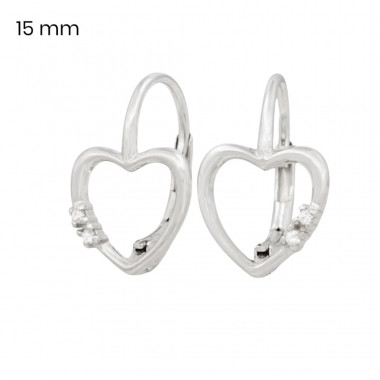 Stříbrné náušnice 40215001