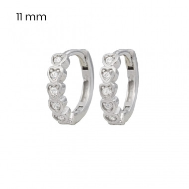 Stříbrné náušnice 40126401