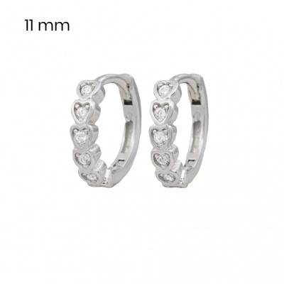 Stříbrné náušnice 40126401