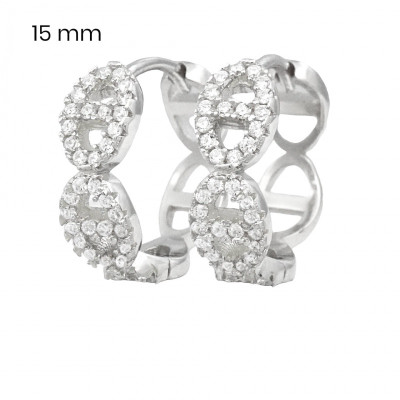 Stříbrné náušnice 40097401