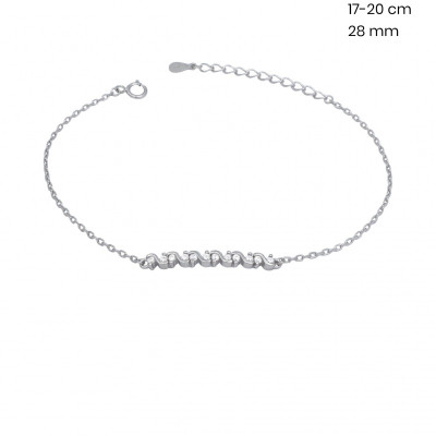Stříbrný náramek 40117401