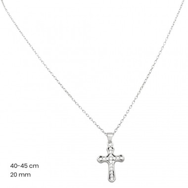 Stříbrný řetízek+přívěsek 40248201