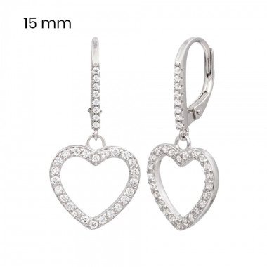 Stříbrné náušnice 40215401