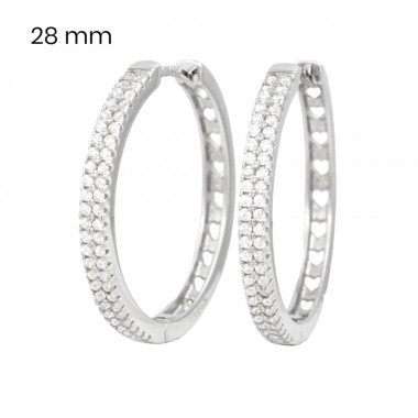 Stříbrné náušnice 40099201