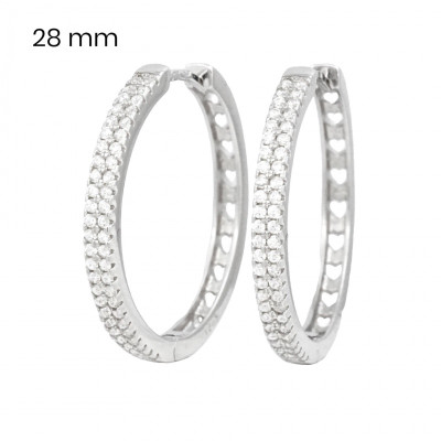 Stříbrné náušnice 40099201