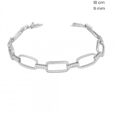 Stříbrný náramek 40072701