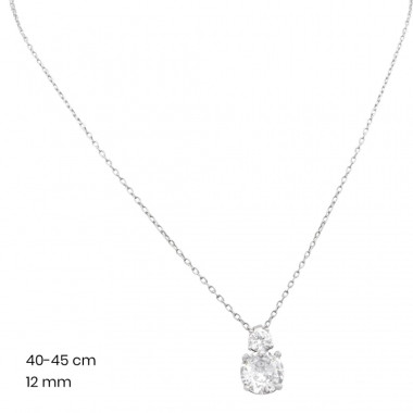 Stříbrný řetízek+přívěsek 40249201