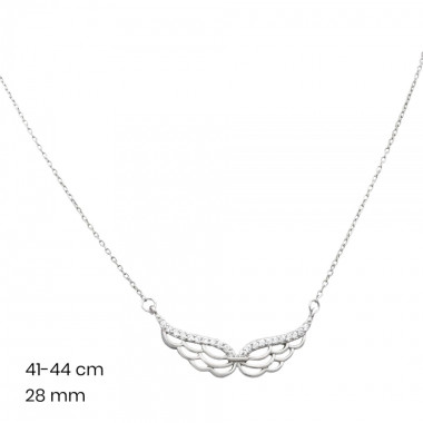 Stříbrný řetízek+přívěsek 40042201