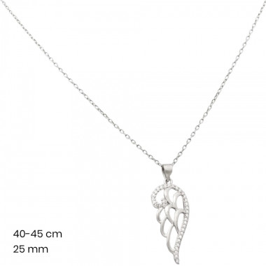 Stříbrný řetízek+přívěsek 40077001