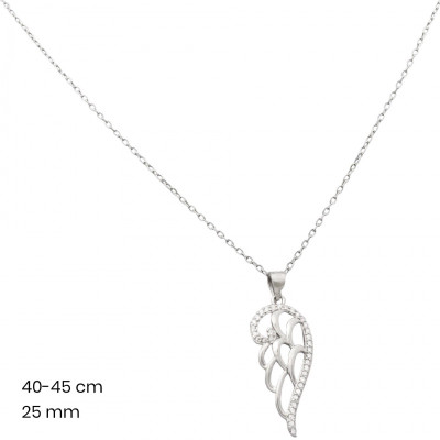 Stříbrný řetízek+přívěsek 40077001