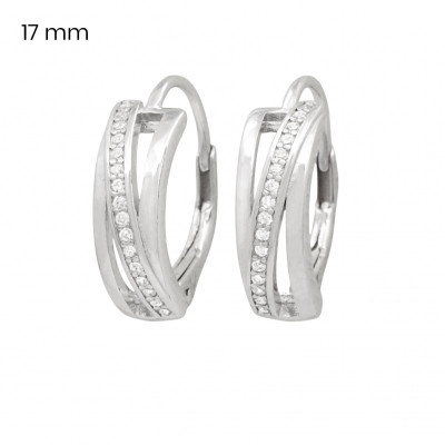 Stříbrné náušnice 40196401