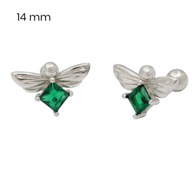 Stříbrné náušnice 40092902