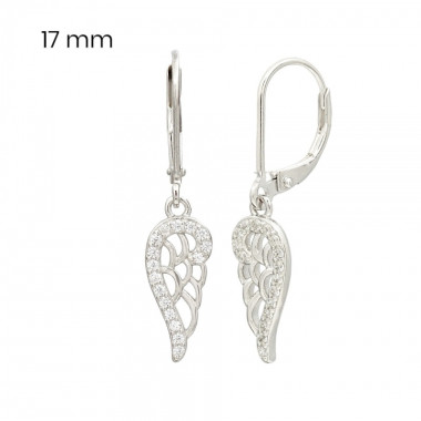 Stříbrné náušnice 40013001