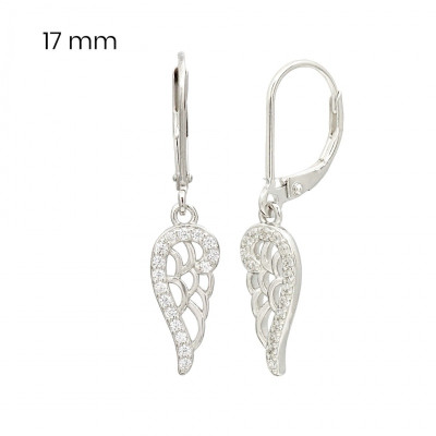 Stříbrné náušnice 40013001