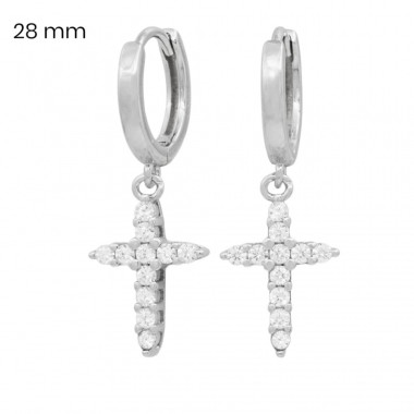 Stříbrné náušnice 40218901