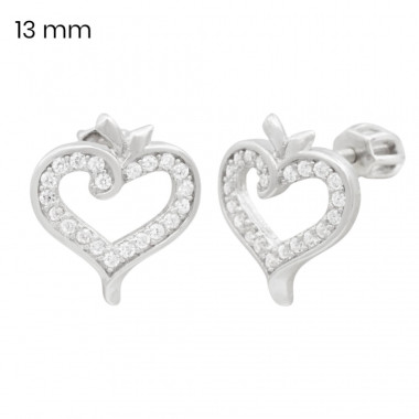 Stříbrné náušnice 40203901