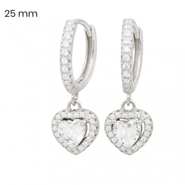 Stříbrné náušnice 40223401