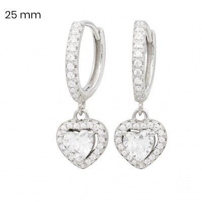 Stříbrné náušnice 40223401