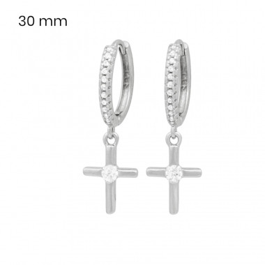 Stříbrné náušnice 40182501