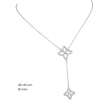 Stříbrný řetízek+přívěsek 40151701