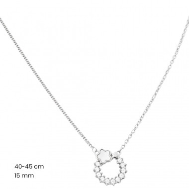 Stříbrný řetízek+přívěsek 40211701