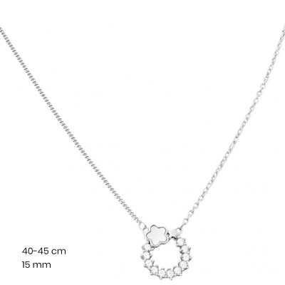 Stříbrný řetízek+přívěsek 40211701