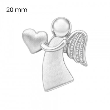 Unisex stříbrný přívěsek s kamínkem, pozlacený – 40263901