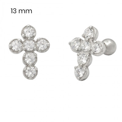 Stříbrné náušnice 40092801