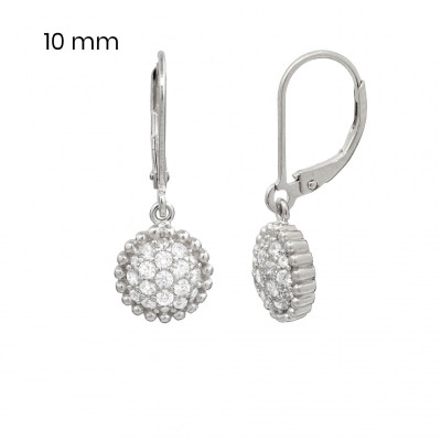 Stříbrné náušnice 40000681