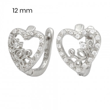 Stříbrné náušnice 40025101