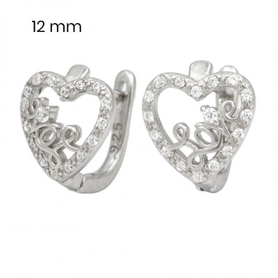 Stříbrné náušnice 40025101