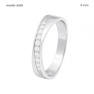 Stříbrný prsten ALBA 402516