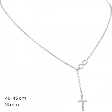 Stříbrný řetízek+přívěsek 40202901