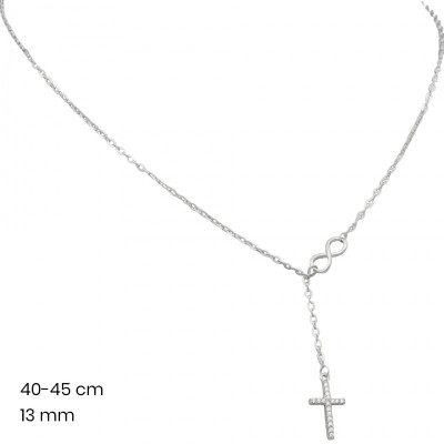 Stříbrný řetízek+přívěsek 40202901