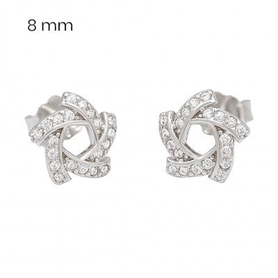 Stříbrné náušnice 40062501